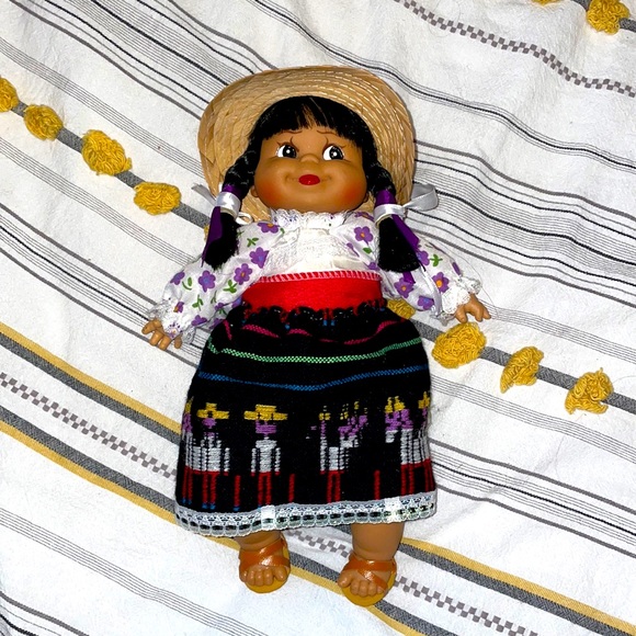 Artisanal Decorative Doll Mexican State Jalisco Multicolor 601918